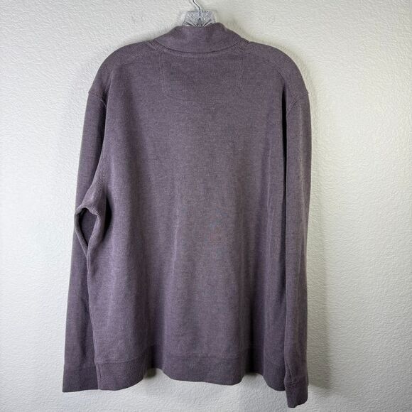 Tommy Bahama Pullover Sweater Mock Neck 3 Button Long Sleeve XL - Picture 5 of 6